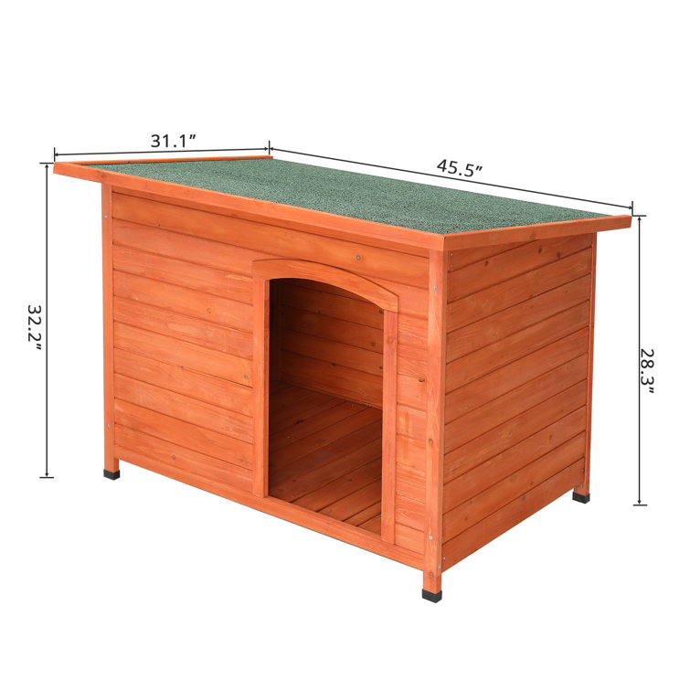 Tucker Murphy Pet™ Waterproof Wood Dog House Wayfair Canada